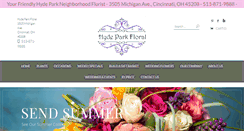 Desktop Screenshot of hydeparkflorist.com